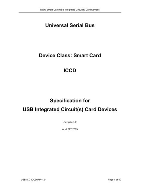 usb smart card specification|Universal Serial Bus Smart Card DWG .